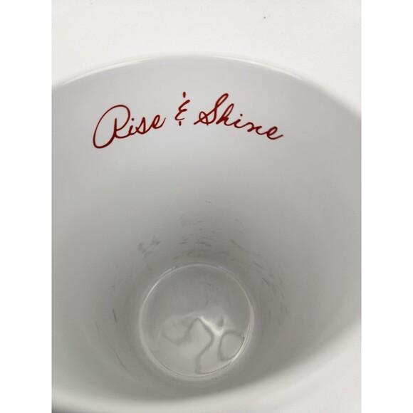 Rise‎ And Shine! Mary-Lake Thompson Coffee Mug Chicken Black Rooster Crowing Cup - Picture 5 of 10